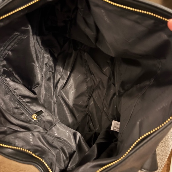 Versace Parfums Black Tote w Gold Accents Brand new wristlet strap - Picture 8 of 15